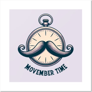 Movember Time Posters and Art